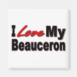 J'aime mes marchandises de Beauceron Aimant