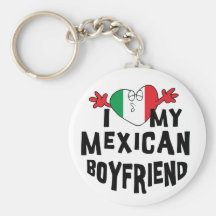 J'aime mon ami mexicain porte-clés