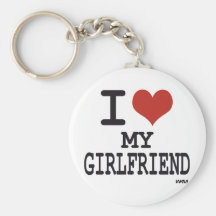 J'aime mon amie porte-clef