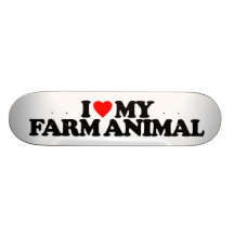 J'AIME MON ANIMAL DE FERME PLATEAUX DE PLANCHE À ROULETTES