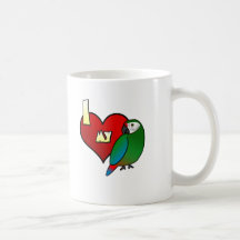 J'aime mon ara militaire mugs