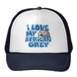 J'aime mon chapeau de gris africain de Timneh Casquette De Camionneur
