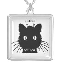 J'aime mon chat collier personnalisé