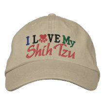 J'aime mon chien casquette de baseball