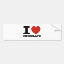 J'aime mon chocolat chaud adhésif pour voiture