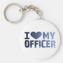J'aime mon dirigeant Keychain Porte-clefs