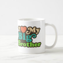 J'aime mon frère tasse à café