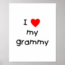 J'aime mon Grammy Affiches