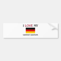 J'aime mon grand-papa allemand autocollant pour voiture