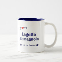 J'aime mon Lagotto Romagnolo (le chien femelle) Tasse