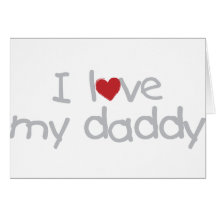 J'aime mon papa cartes