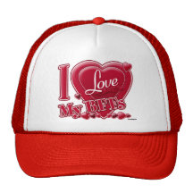 J'aime mon rouge de BFFs - coeur Casquette