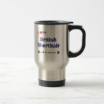 J'aime mon Shorthair britannique (le chat femelle) Mug À Café