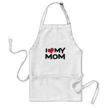 J'aime mon tablier du jour de mère de maman