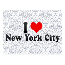 J'aime New York City, Etats-Unis Carte Postale