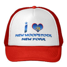 J'aime nouveau Woodstock, New York Casquette