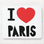 J'aime Paris Tapis De Souris
