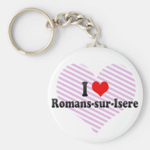 J'aime Romans-sur-Isere, France Porte-clef
