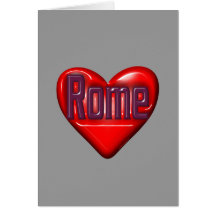 J'aime Rome Carte