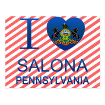 J'aime Salona, PA Cartes Postales