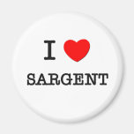 J'aime Sargent Magnets Pour Réfrigérateur
