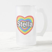 J'aime Stella. Je t'aime Stella. Coeur Mugs À Café