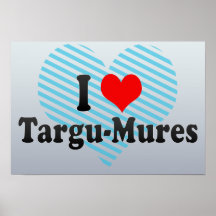 J'aime Targu-Mures, Roumanie Affiches