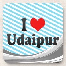 J'aime Udaipur, Inde Sous-bock