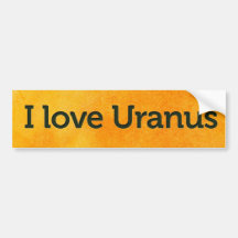J'aime Uranus Adhésifs Pour Voiture