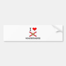 J'aime WINDERMERE la Floride Adhésifs Pour Voiture