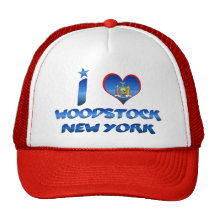 J'aime Woodstock, New York Casquette