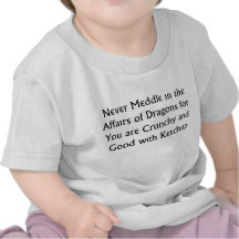 Jamais dragons t-shirts