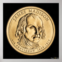 JAMES MADISON AFFICHE