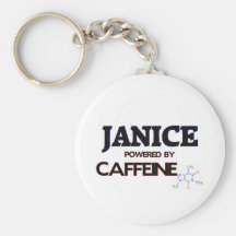 Janice a actionné par la caféine porte-clef
