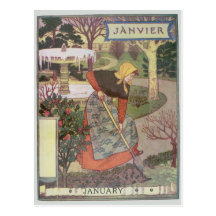 Janvier Carte Postale