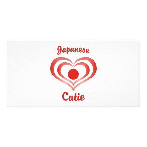 Japonais Cutie Modèle Pour Photocarte