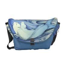 Japonés de Bolso Pez Azul Sacoche