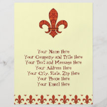 Jardin cramoisi Fleur de lis Tract