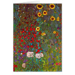 Jardin de ferme de Gustav Klimt avec la carte de n