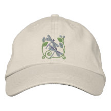 Jardin de libellule casquettes brodées