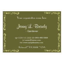 Jardin derrière une Chambre. Vincent van Gogh. Cartes De Visite Professionnelles