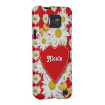 Jardin Valentine de papillon de marguerite Coque Samsung Galaxy SII