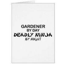 Jardinier Ninja mortel par nuit Cartes