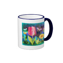 Jardins de royaume des fées mug à café