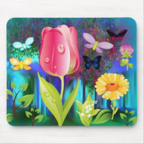 Jardins de royaume des fées tapis de souris