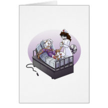 Jasmin et Quinn : Infirmière !  Infirmière ! Cartes De Vœux