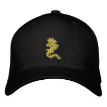 Jaune de tribal chapeau brodé