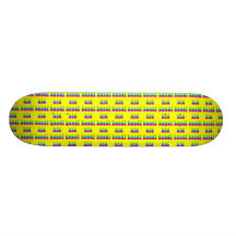 Jaune d'enfant de Kandi d'arc-en-ciel Plateaux De Planche À Roulettes