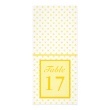 Jaune + Point fait sur commande de fleur de couleu Motif Pour Double Carte