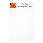 J'avais pensé à vous ! Roses de papeterie Papier À Lettre Personnalisable
